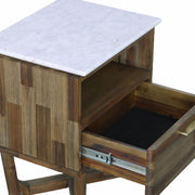 Aura 1 Drawer Nightstand with Shelf