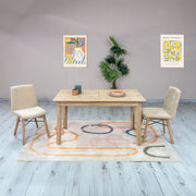Gia Small Extension Dining Table 55/71”