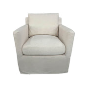 Heston Club Chair - Oyster Linen