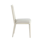 Cane Dining Chair - Beige/White Wash Frame
