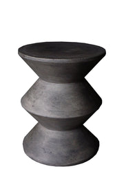 Concrete Inverted Stool W / Round Face