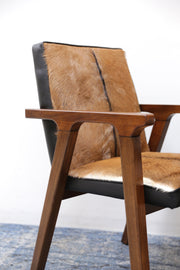 Rio Cool Armchair - Cool Brown & Leather
