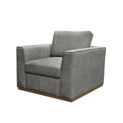 Anderson Club Chair - Woven Charcoal