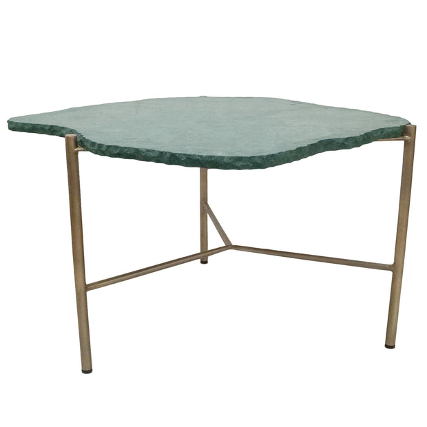 Earth Wind & Fire Sculpture Coffee Table - Green Marble