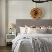 Finlay Storage Queen Bed - Dovetail Grey Linen
